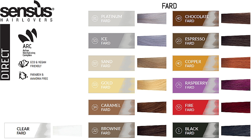 Maska chroniąca kolor włosów farbowanych - Sensus Direct Fard Color Enhancing Mask — Zdjęcie N3