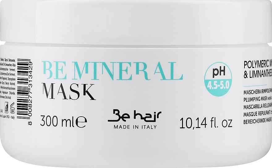 Mineralna maska ujędrniająca do włosów - Be Hair Be Mineral Plumping Mask — Zdjęcie N1