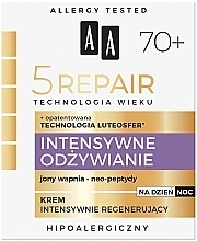 PRZECENA! Dzienno-nocny krem intensywnie regenerujący Intensywne odżywianie 70+ - AA Technologia wieku 5Repair * — Zdjęcie N3