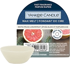 Wosk zapachowy - Yankee Candle Wax Melt White Spruce & Grapefruit  — Zdjęcie N1