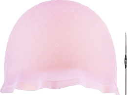 Silikonowy czepek do pasemek, różowy - Deni Carte — Zdjęcie N1