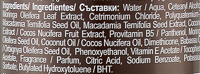 Odżywka do włosów suchych i zniszczonych - Revuele Vegan & Organic Hair Conditioner Macadamia & Moringa Extracts — Zdjęcie N3