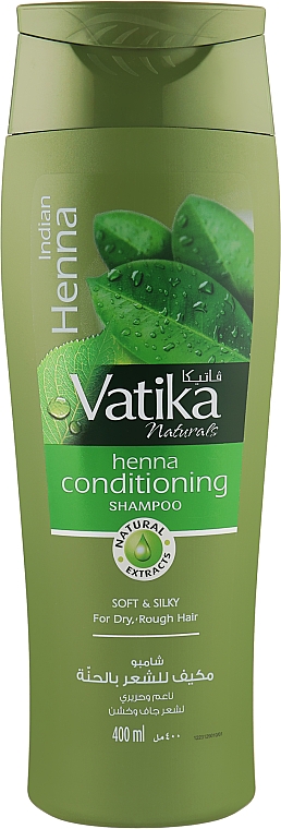 Szampon z henny do włosów suchych i zniszczonych - Dabur Vatika Henna Shampoo — Zdjęcie N1