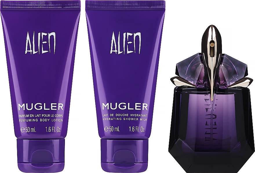 Mugler Alien - Zestaw (edp 30 ml + b/lot 50 ml + sh/milk 50 ml) — Zdjęcie N2