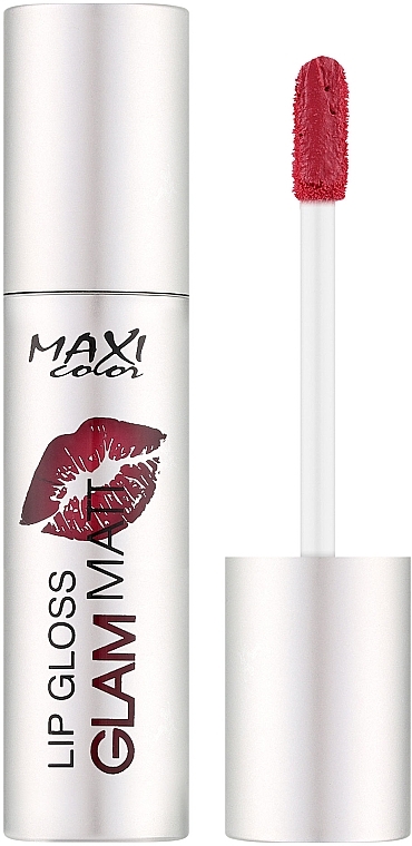 Matowa szminka w płynie - Maxi Color Lip Gloss Glam Matt