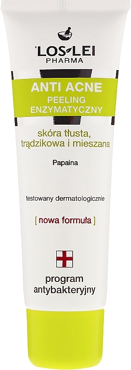 PRZECENA! Peeling enzymatyczny do skóry tłustej, trądzikowej i mieszanej - Floslek Anti Acne Peeling * — Zdjęcie N1