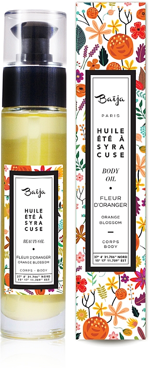 Naturalny olejek do ciała i do kąpieli - Baïja Été à Syracuse Body & Bath Oil — Zdjęcie N1