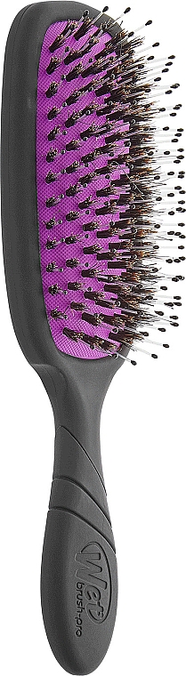 Szczotka do włosów, czarna - Wet Brush Pro Shine Enhancer Blackout — Zdjęcie N2