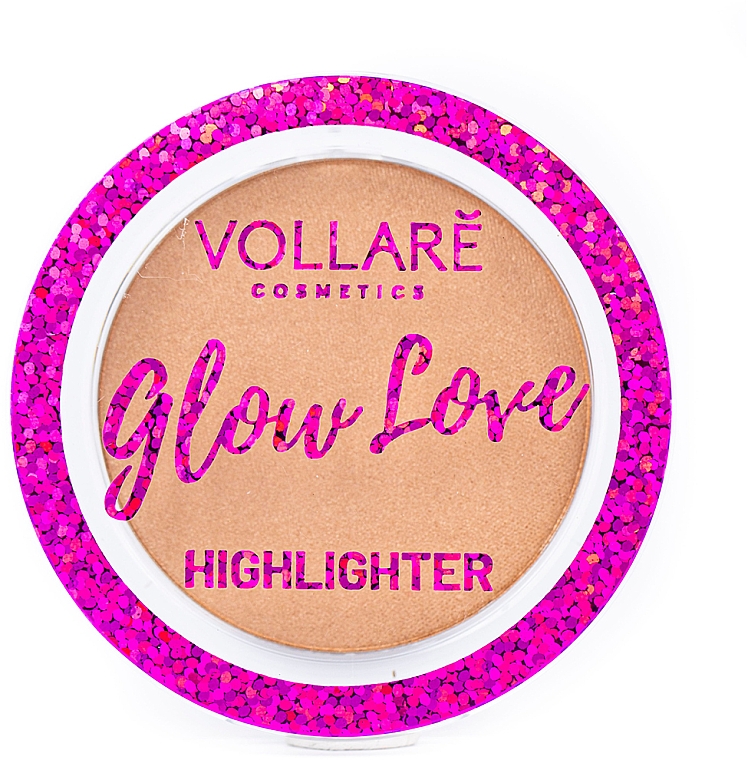 Rozświetlacz do twarzy - Vollare Glow Love Highlighter — Zdjęcie N1