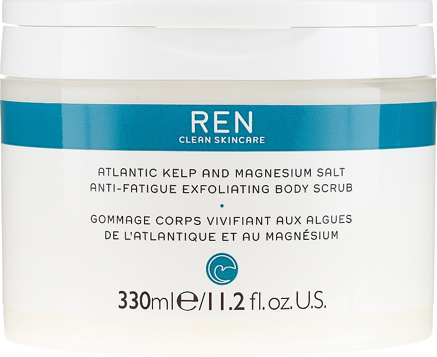 Odświeżający peeling solny do ciała - Ren Atlantic Kelp And Magnesium Salt Anti-Fatigue Exfoliating Body Scrub — Zdjęcie N3