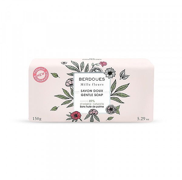 Delikatne mydło do ciała - Berdoues 1902 Mille Fleurs Gentle Soap — Zdjęcie N1