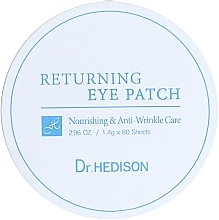 Hydrożelowe płatki z peptydami na okolice oczu - Dr.Hedison Premium Skin Care Returning Eye Patch — Zdjęcie N2