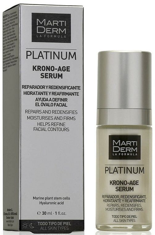 Ujędrniające serum do twarzy - MartiDerm Platinum Krono-Age Serum — Zdjęcie N1