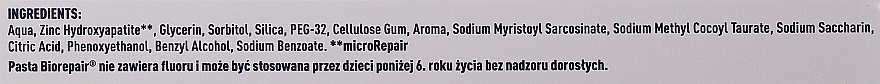 PRZECENA! Pasta do zębów Szybka ulga dla wrażliwych zębów - Biorepair Oralcare Fast Sensetive Repair * — Zdjęcie N4