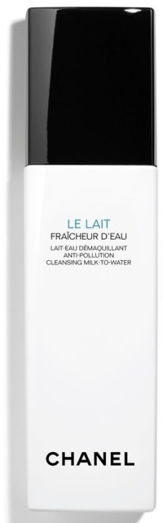 Wodne mleczko do demakijażu z ochroną przed zanieczyszczeniami - Chanel Le Lait Fraîcheur d’Eau — Zdjęcie N1