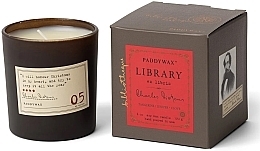 Kup Świeca zapachowa w szkle - Paddywax Library Charles Dickens Candle