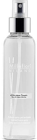 Aromatyczny spray do domu Białe papierowe kwiaty - Millefiori Milano Natural Spray Perfumer — Zdjęcie N1