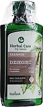 PRZECENA! Szampon do włosów z łupieżem Dziegieć - Farmona Herbal Care Shampoo * — Zdjęcie N2