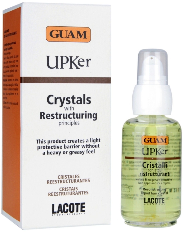 Odżywka do włosów Ciekłe kryształy - Guam UPKer Crystals with Restructuring Principles 