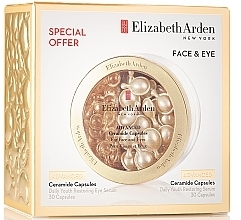 Zestaw - Elizabeth Arden Advanced Ceramide Face & Eye Capsules (serum/2x30pc) — Zdjęcie N1