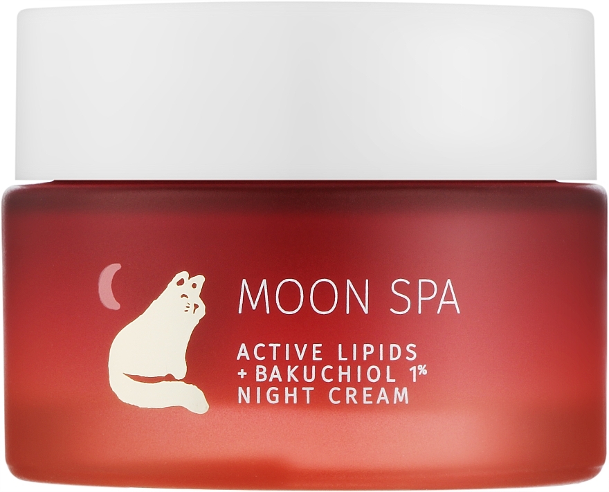Krem do twarzy na noc Lipidy i bakuchiol - Yope Moon Spa Active Lipids + Bakuchiol 1% Night Cream