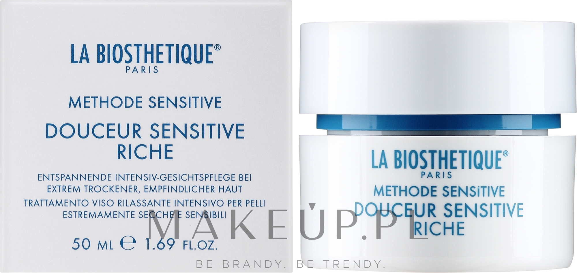 Regenerujący krem do cery suchej i bardzo suchej - La Biosthetique Douceur Sensitive Riche Cream — Zdjęcie 50 ml