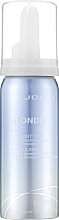 Pianka do stylizacji włosów chroniąca chłodny odcień blondu - Joico Blonde Life Brilliant Tone Violet Smoothing Foam — Zdjęcie N1