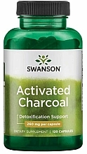 Suplement diety Węgiel aktywny, 260 mg - Swanson Premium Activated Charcoal — Zdjęcie N1