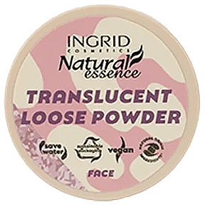 Przezroczysty puder do twarzy - Ingrid Cosmetics Natural Essence Translucent Loose Powder — Zdjęcie N1