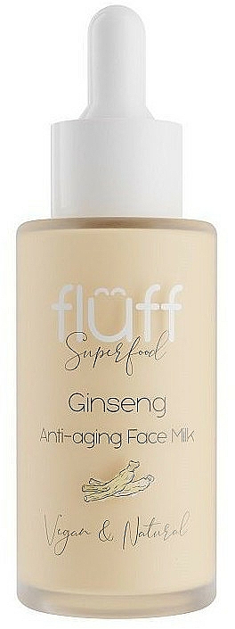 Mleczne serum do twarzy Żeń-szeń - Fluff Superfood Ginseng Facial Milk