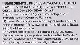Zmiękczający olejek nawilżający do twarzy i ciała z olejem ze słodkich migdałów - Melvita Huiles de Beauté Sweet Almond Oil — Zdjęcie N3
