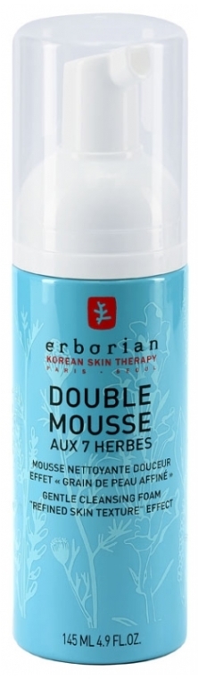Pianka oczyszczająca do twarzy na bazie 7 koreańskich ziół - Erborian Aux 7 Herbes Double Mousse