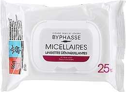 Kup Chusteczki do demkakijażu - Byphasse Make-up Remover Micellar Solution Sensitive Skin Wipes