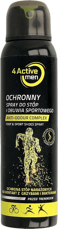 Spray ochronny do stóp i obuwia sportowego - Pharma CF 4 Active Men — Zdjęcie N1