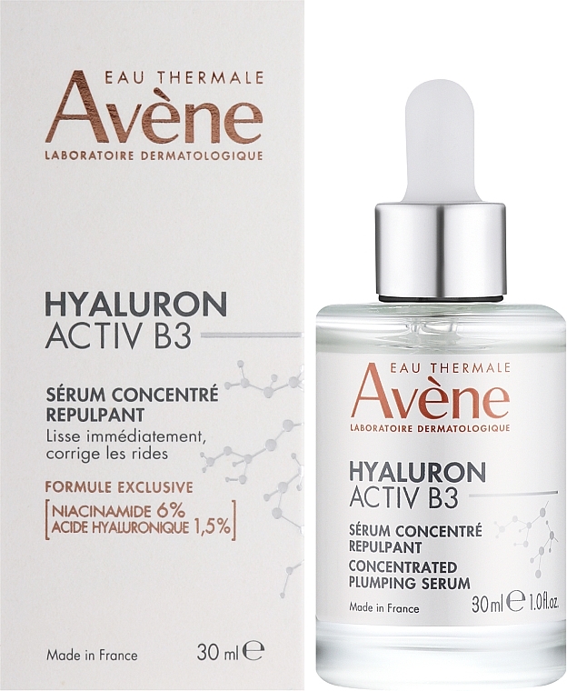 Skoncentrowane serum wypełniające - Avene Hyaluron Activ B3 Concentrated Plumping Serum — Zdjęcie N2