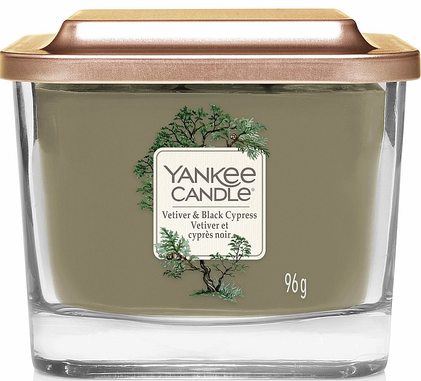 Świeca zapachowa w szkle - Yankee Candle Elevation Vetiver and Black Cypress Candle — Zdjęcie N1