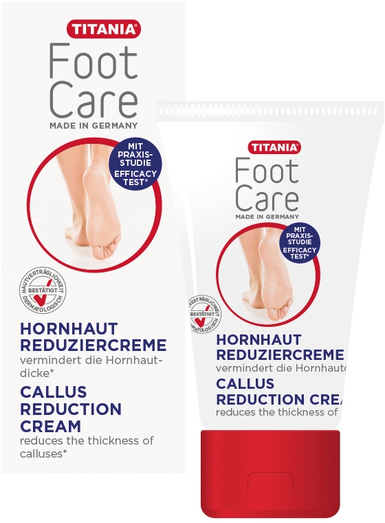 Krem ochronny na odciski - Titania Foot Care Callus Reduction Cream