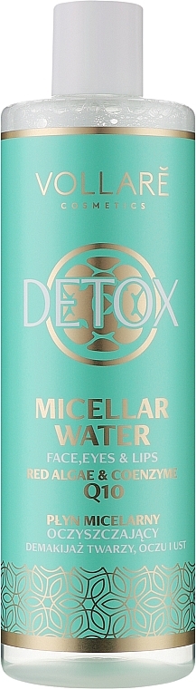 Płyn micelarny - Vollare Detox Micellar Water Face & Eyes — Zdjęcie N1