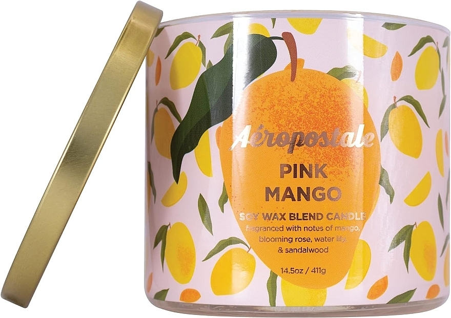Świeca zapachowa - Aeropostale Pink Mango Fine Fragrance Candle — Zdjęcie N2