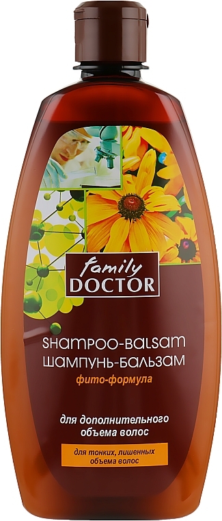 Szampon-balsam „Fitoformuła” dla dodatkowej objętości włosów - Family Doctor — Zdjęcie N2