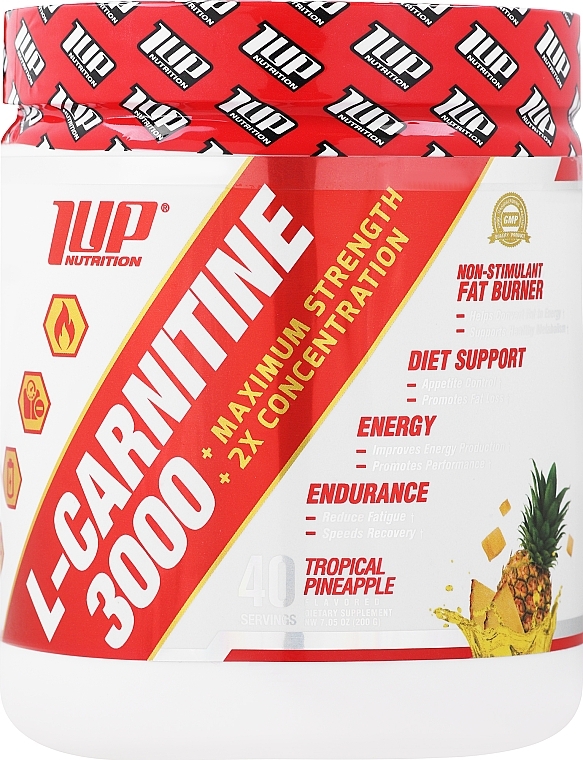 L-karnityna o smaku ananasowym - 1Up Nutrition L-Carnitine 3000 — Zdjęcie N1