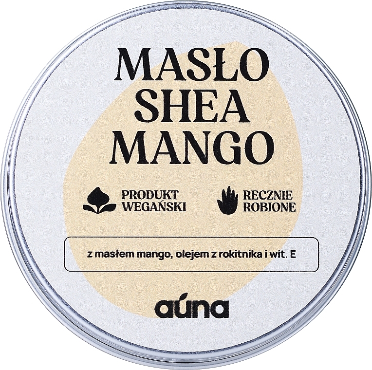 Masło shea do twarzy i ciała Mango - Auna Shea Mango Butter — Zdjęcie N1