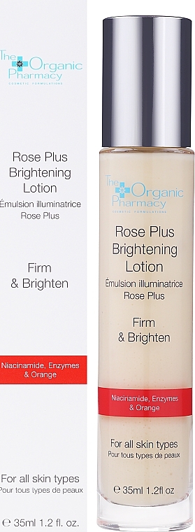 Kompleks rozświetlający do twarzy - The Organic Pharmacy Rose Plus Brightening Complex — Zdjęcie N2
