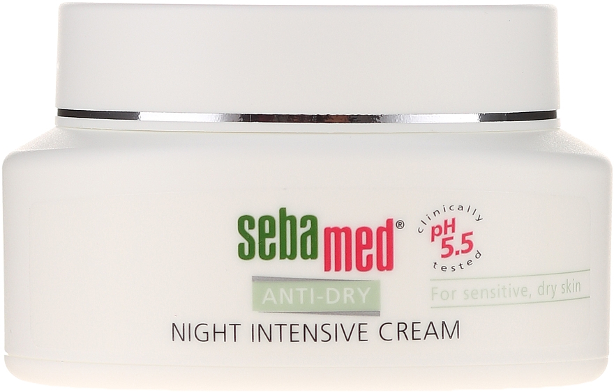 Ochronny krem do twarzy na noc - Sebamed Anti Dry Night Defence Cream — Zdjęcie N1