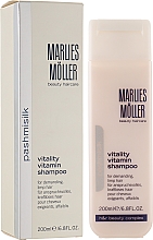 Kup Rewitalizujący szampon do włosów - Marlies Moller Pashmisilk Vitality Vitamin Shampoo