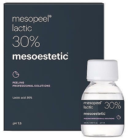 Powierzchowny peeling mleczny 30% - Mesoestetic Mesopeel Lactic 30% — Zdjęcie N2