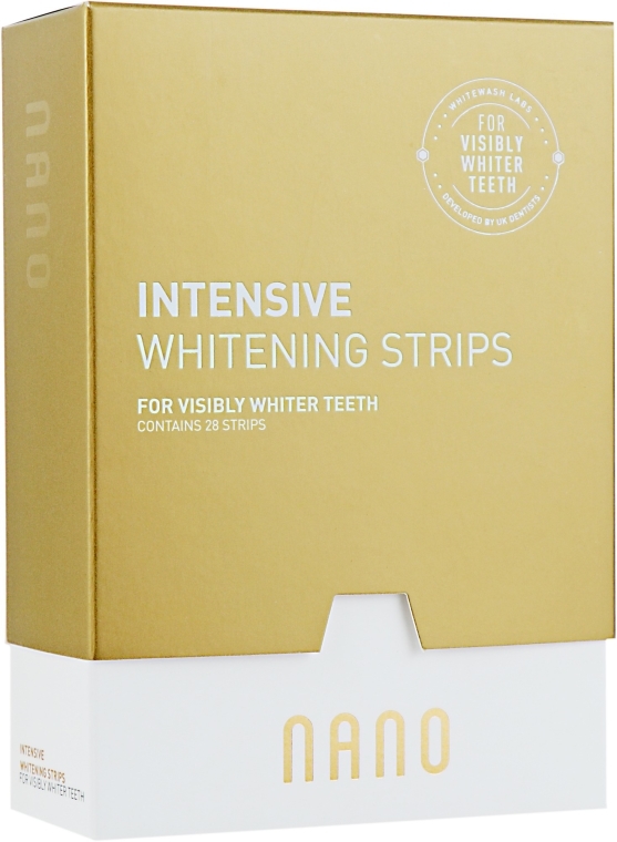 Intensywnie wybielające paski na zęby - WhiteWash Laboratories Nano Intensive Whitening Strips
