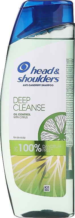 Szampon przeciwłupieżowy Głębokie oczyszczenie i kontrola sebum - Head & Shoulders Deep Cleanse Oil Control Shampoo