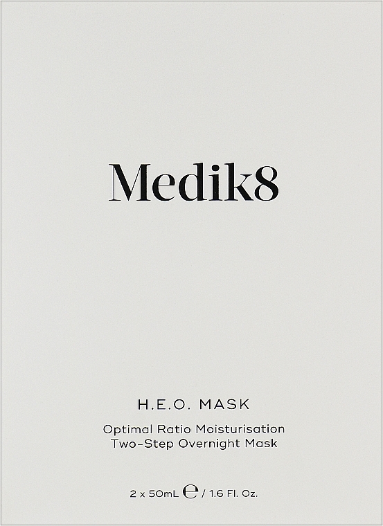 Dwuetapowa maseczka do twarzy na noc - Medik8 H.E.O Mask — Zdjęcie N1