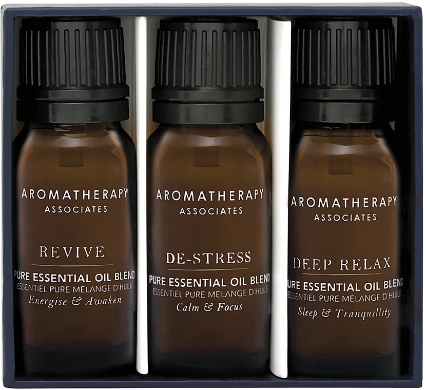 Zestaw - Aromatherapy Associates Essential Oil Blends Collection (oil/3x10ml) — Zdjęcie N3